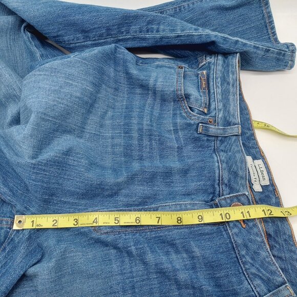 LL Bean Favorite Fit Jeans Skinny Women’s 16 Tall Medium Wash Blue - Picture 5 of 11